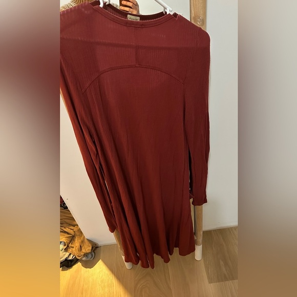 Takeout red ribbed cardigan - Picture 3 of 4